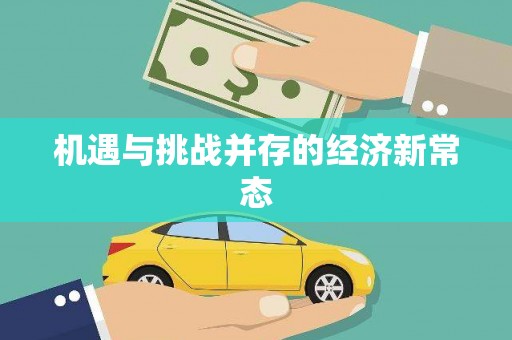 永年机遇与挑战并存的经济新常态