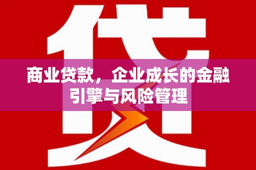 永年商业贷款，企业成长的金融引擎与风险管理