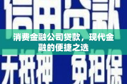 永年消费金融公司贷款，现代金融的便捷之选