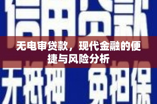 永年无电审贷款，现代金融的便捷与风险分析