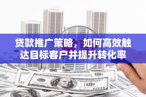 永年贷款推广策略，如何高效触达目标客户并提升转化率