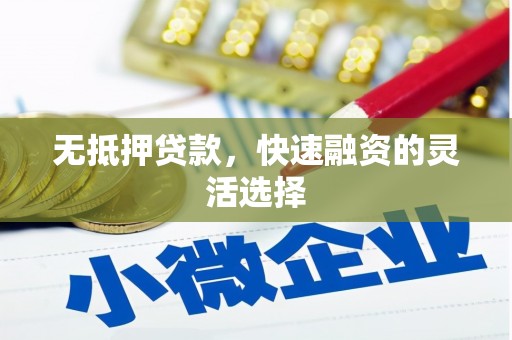 永年无抵押贷款，快速融资的灵活选择