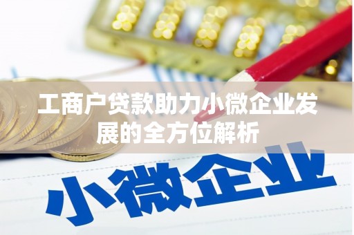 永年工商户贷款助力小微企业发展的全方位解析