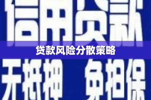永年贷款风险分散策略