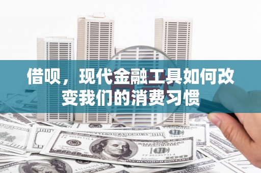 永年借呗，现代金融工具如何改变我们的消费习惯