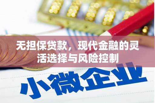 永年无担保贷款，现代金融的灵活选择与风险控制