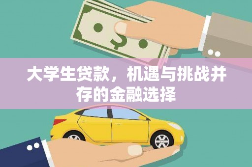 永年大学生贷款，机遇与挑战并存的金融选择