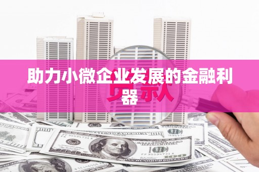 永年助力小微企业发展的金融利器