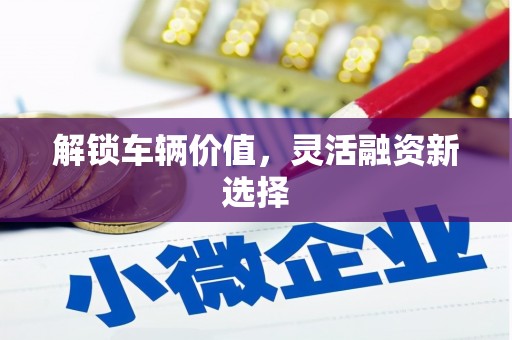 永年解锁车辆价值，灵活融资新选择