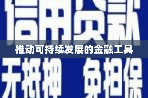 永年推动可持续发展的金融工具