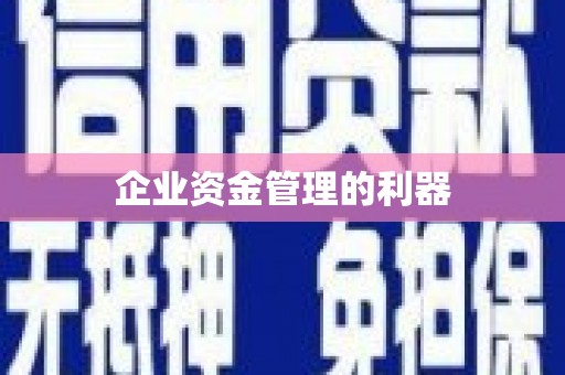 永年企业资金管理的利器